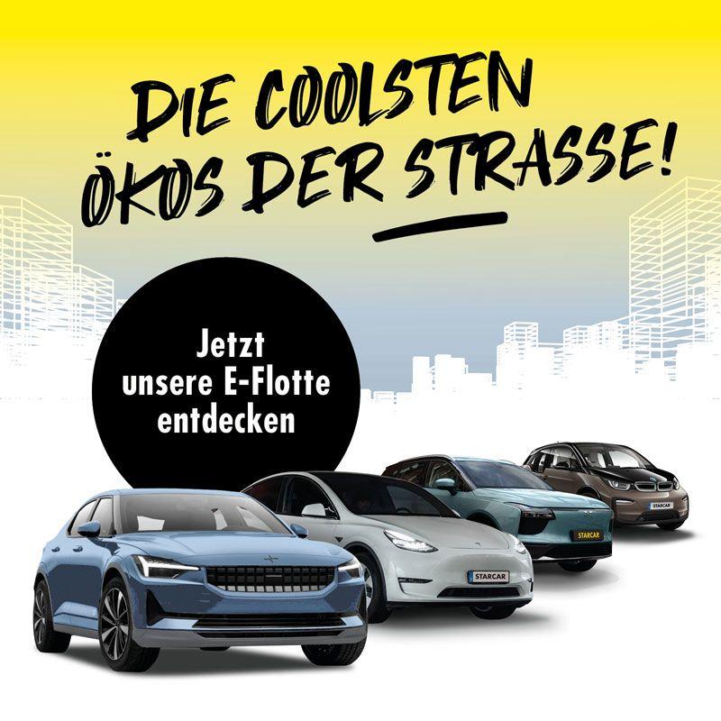 Elektroauto mieten STARCAR Banner