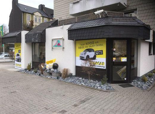 STARCAR Autovermietung Station Düsseldorf Außenansicht