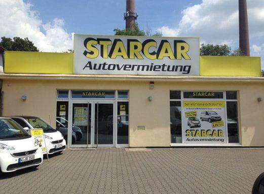 STARCAR Autovermietung Station Essen Außenansicht