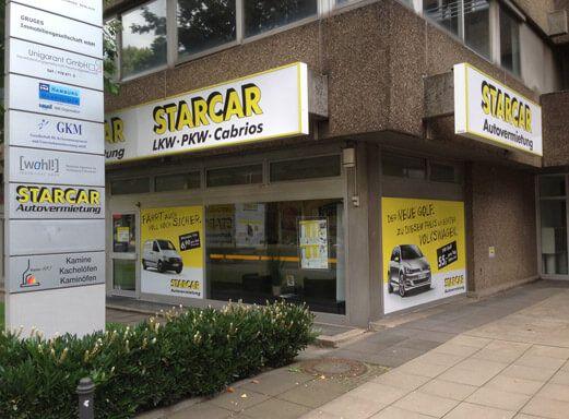 Starcar Autovermietung Station Frankfurt Eingang