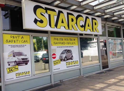 STARCAR Autovermietung Station Hamburg Billstedt Außenansicht