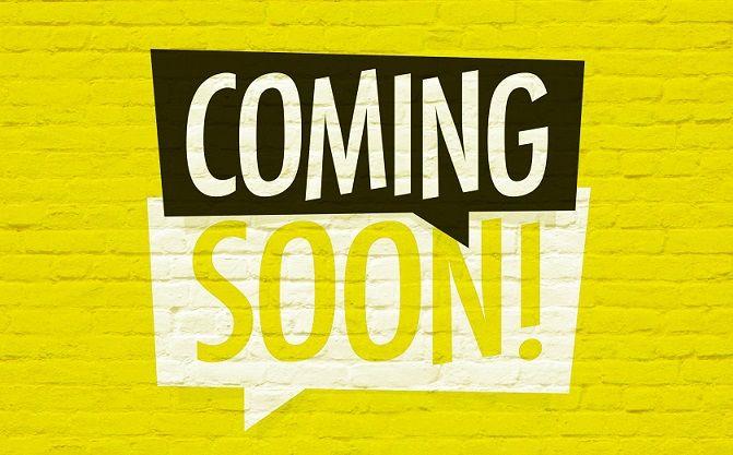 STARCAR Coming Soon announcement on a yellow speech bubble background.