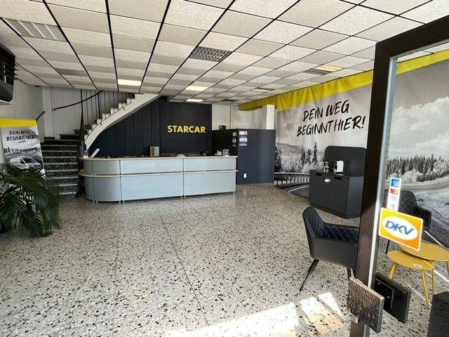 Interior view of STARCAR car rental station in Mönchengladbach.