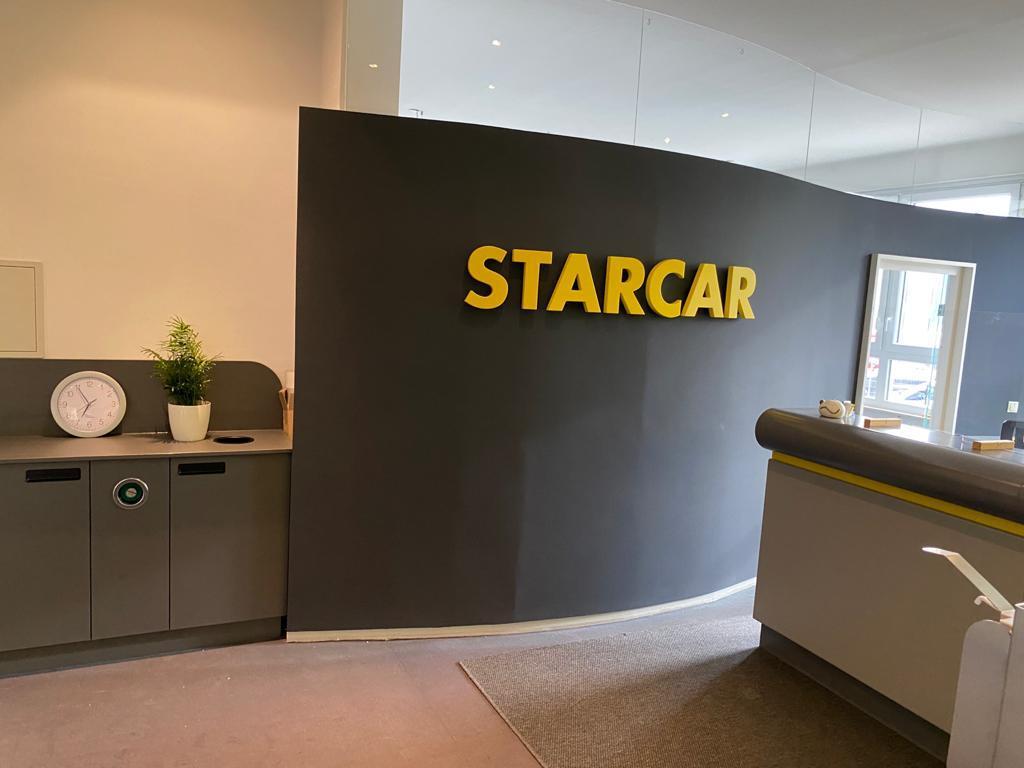 STARCAR Autovermietung Station Pforzheim Innenansicht