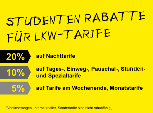 STARCAR Autovermietung Studentenrabatte
