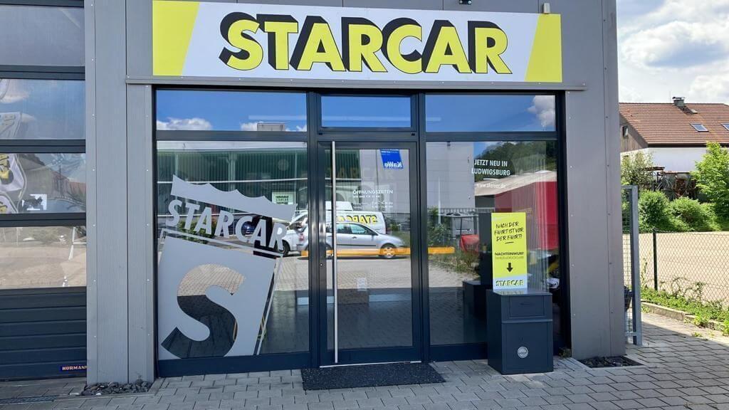 STARCAR Autovermietung Station Ludwigsburg Außenansicht