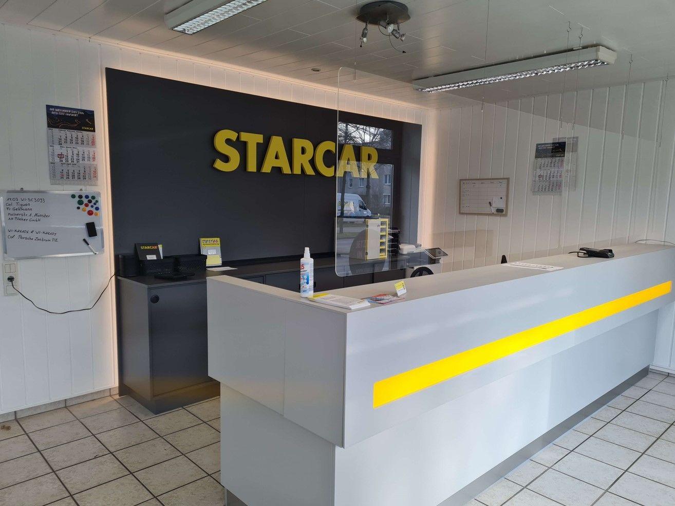 STARCAR Autovermietung Station Marl Innenansicht